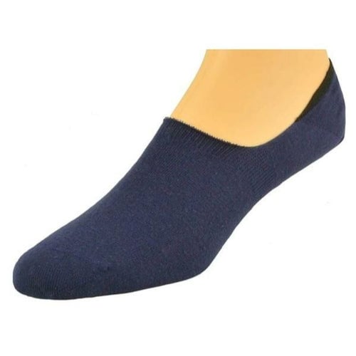 Performance Combed Cotton Invisible Socks with Silicone 3 pair pack Image 6