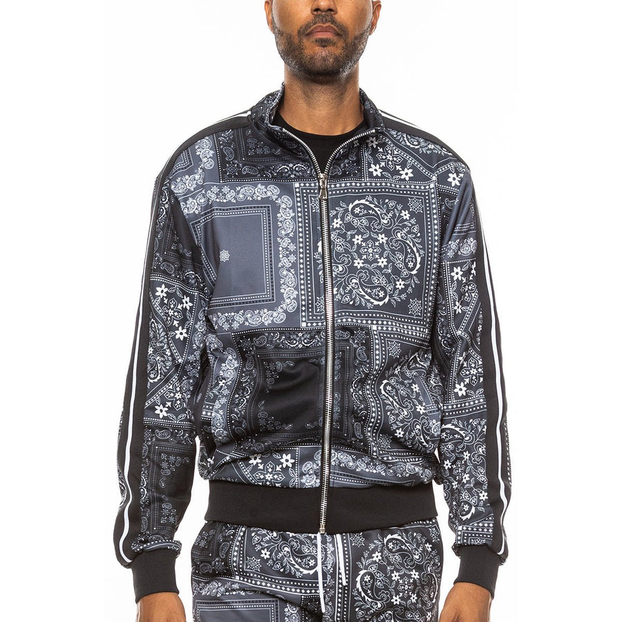 Paisley All Over Print Track Jacket Image 1