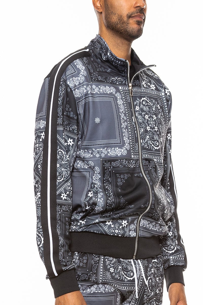 Paisley All Over Print Track Jacket Image 2