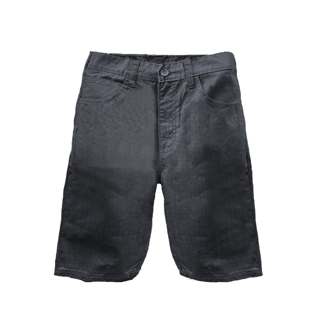 Premium Black 5 Pocket Shorts Image 1