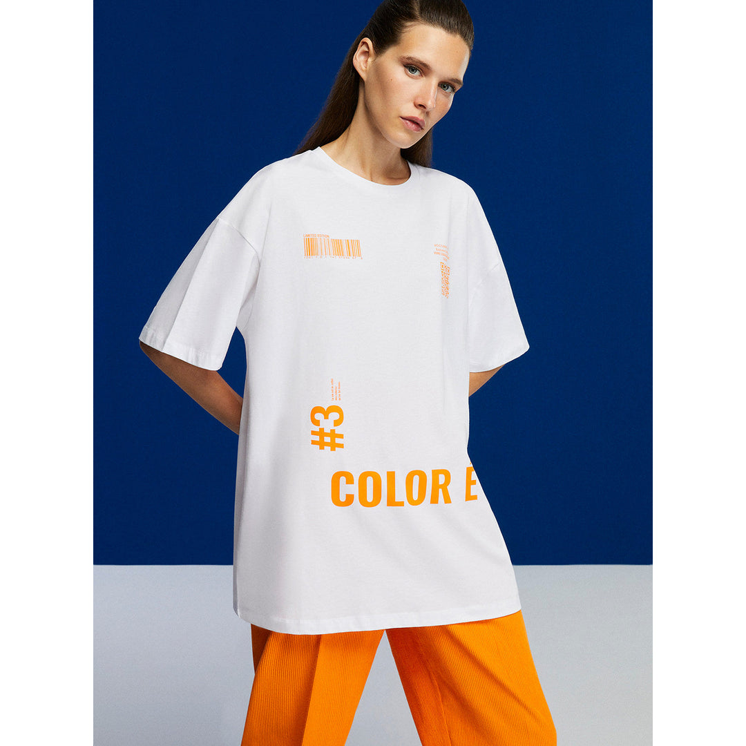 Printed Oversized T-Shirt Image 1