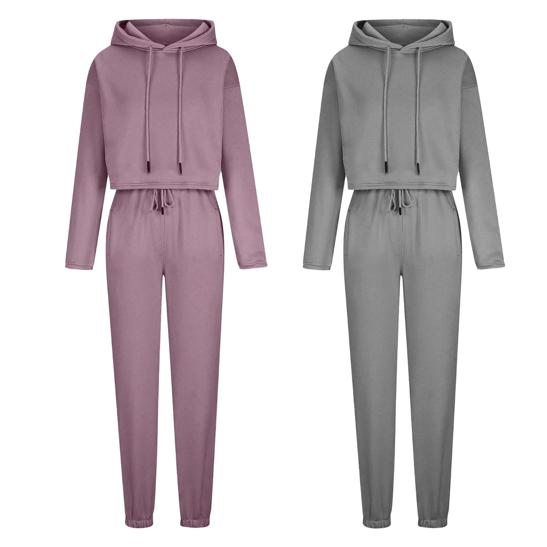 4-Piece Womens Soft Cozy and Warm Pullover Fleece Set for Loungewear and Cold Weather Image 10