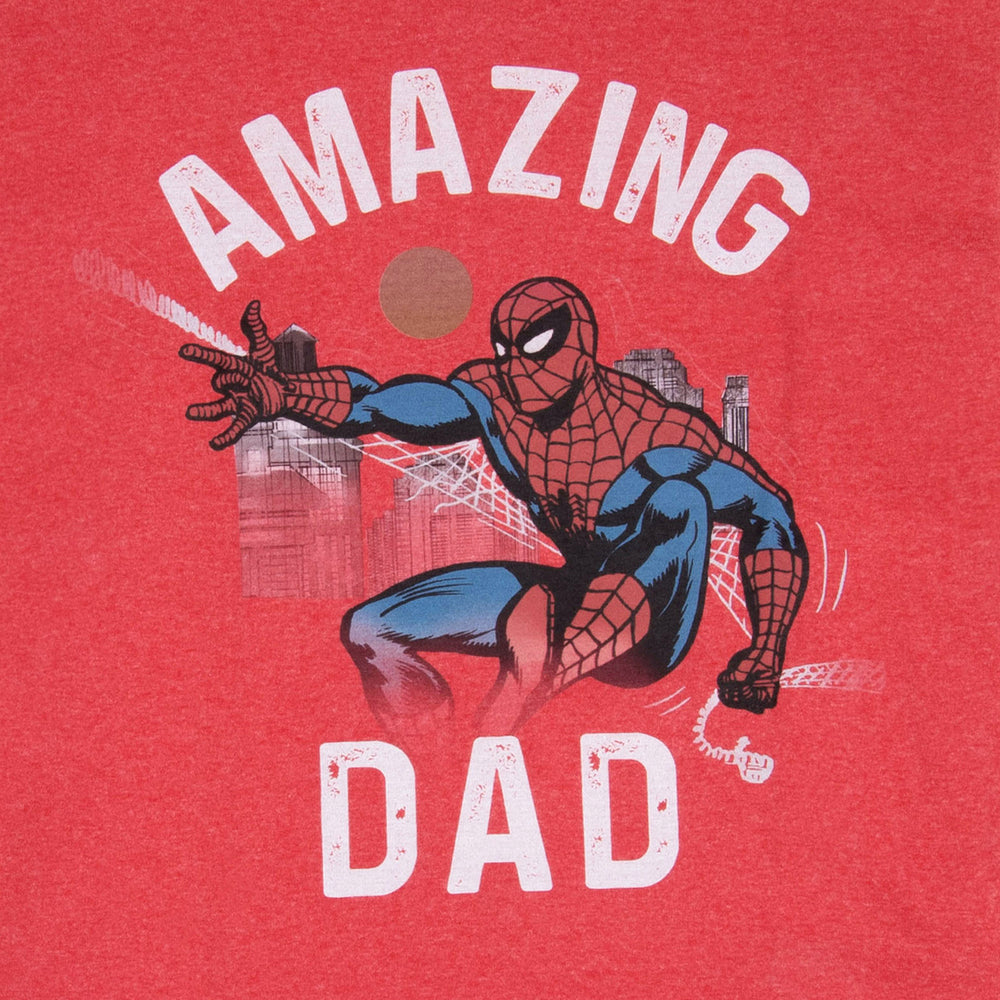 Spider-Man Amazing Dad Mens T-Shirt Image 2