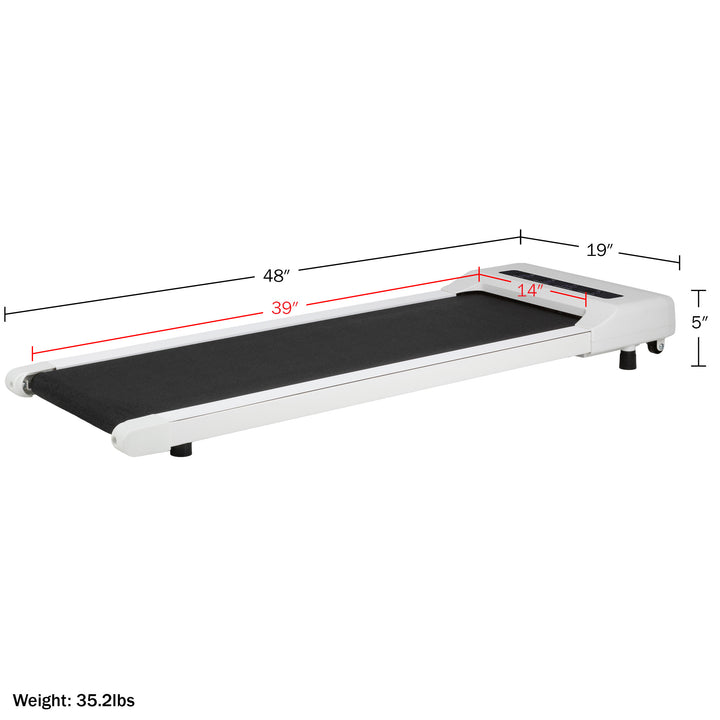 Walking Pad - Under Desk Treadmill - Walking Mat with Remote and LED Display - Portable Treadmills for Home or Office by Image 8