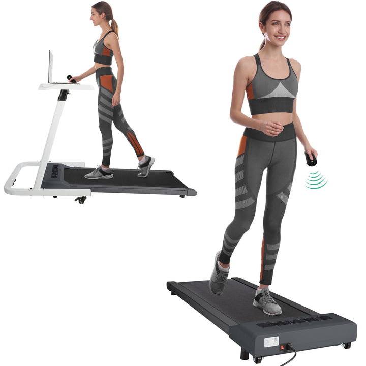 Walking Pad - Under Desk Treadmill - Walking Mat with Remote and LED Display - Portable Treadmills for Home or Office by Image 2