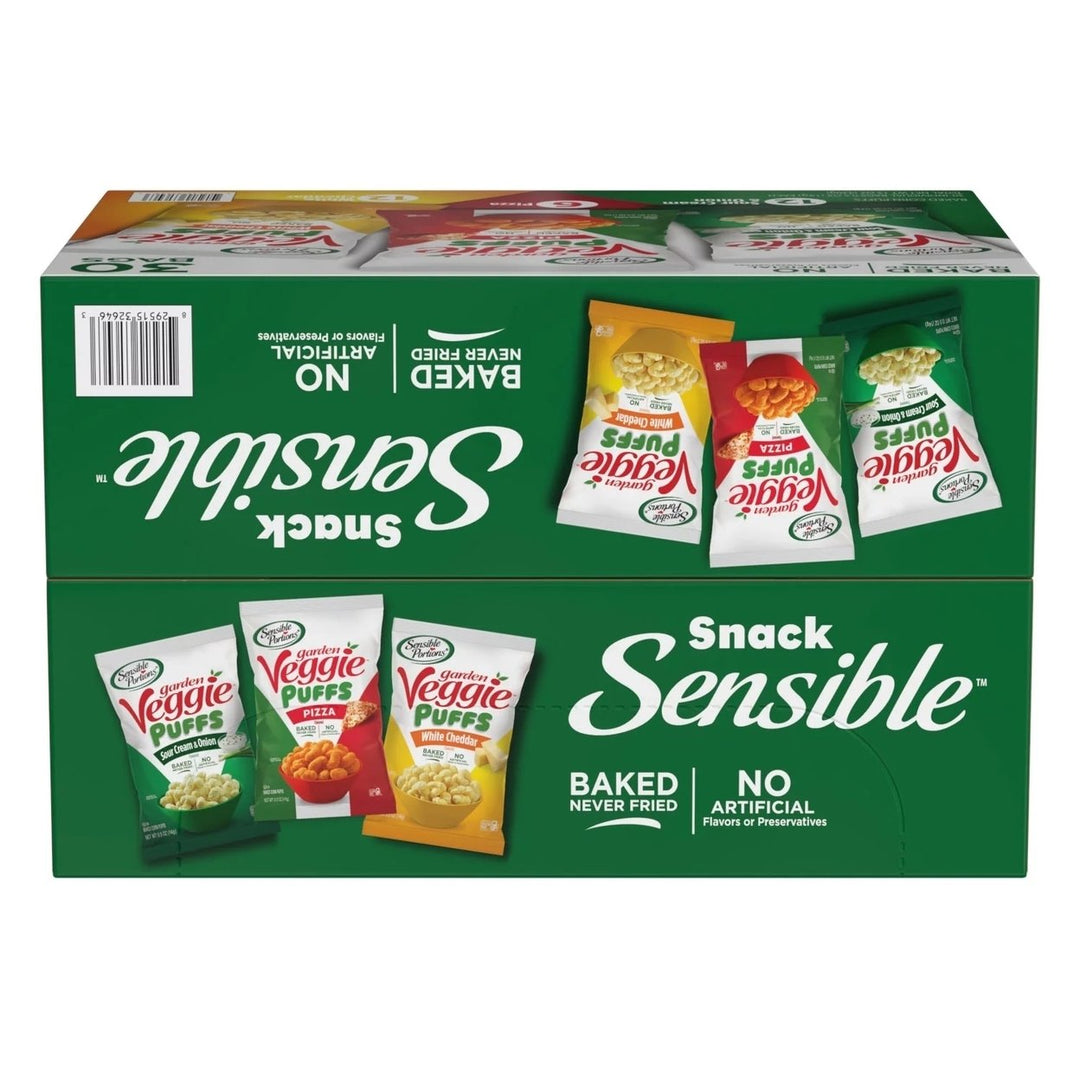 Sensible Portions Garden Veggie Puff Variety Pack 0.5 Ounce (Pack of 30) Image 3