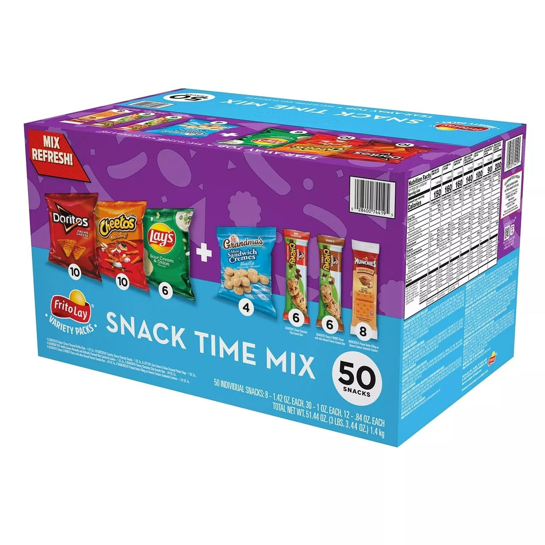 Frito Lay Snack Time Mix Variety Pack Snacks,(50 Count) Image 3