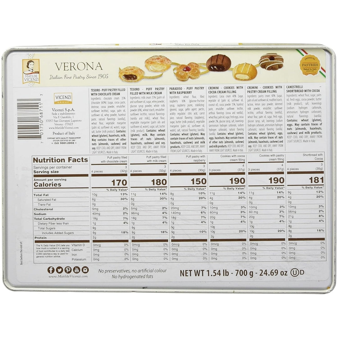 Matilde Vicenzi Verona Italian Pastry Cookies 24.34 Ounce (72 Count) Image 3