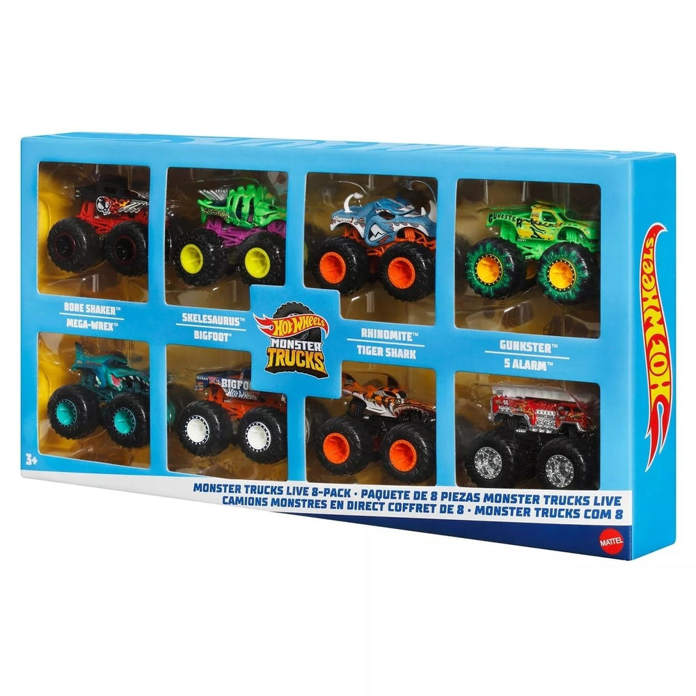 Hot Wheels Monster Trucks Live 8 Pack Image 2