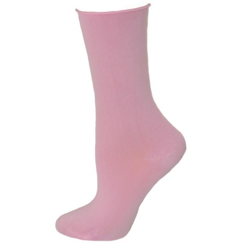 Rayon from Bamboo Roll Top Mid-Calf Crew Socks 3 Pair Pack Image 6