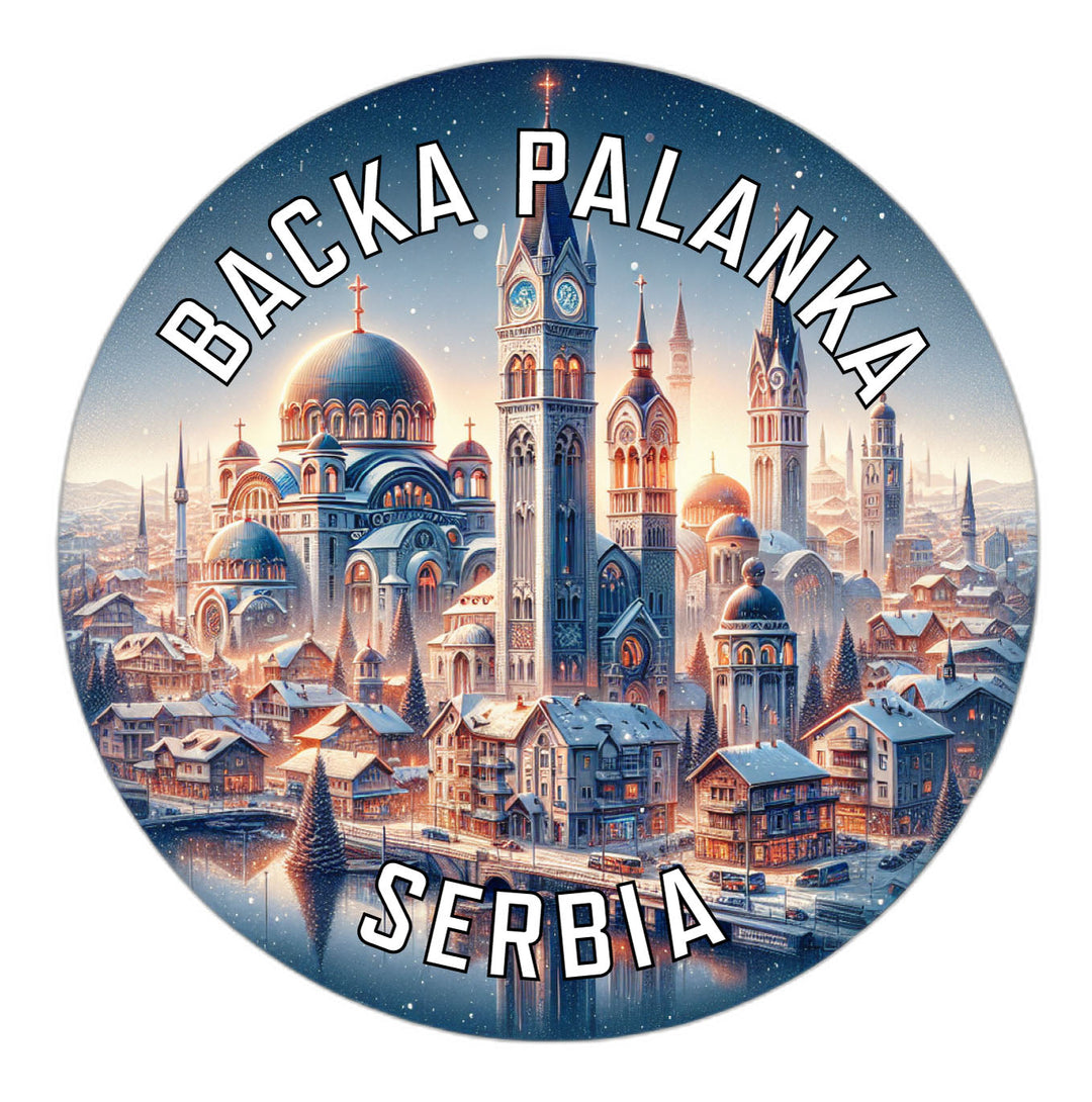 Backa Palanka Serbia Souvenir Die Cut Flat Magnet Image 1