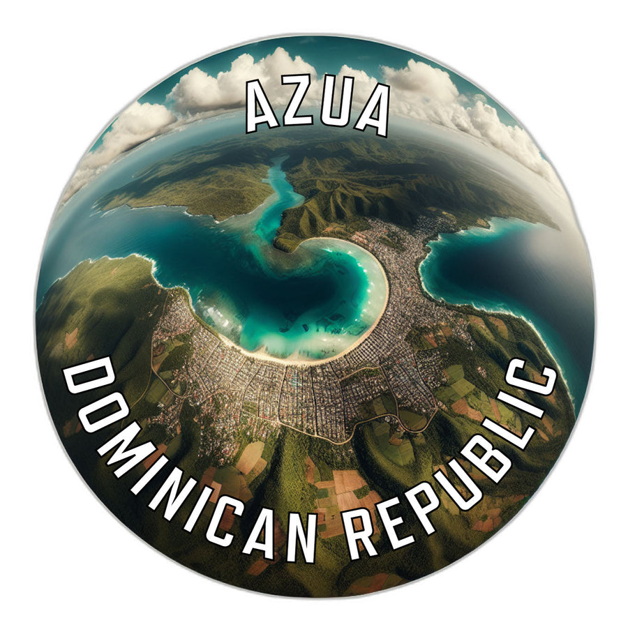 Azua Dominican Republic Souvenir Die Cut Flat Magnet Image 1