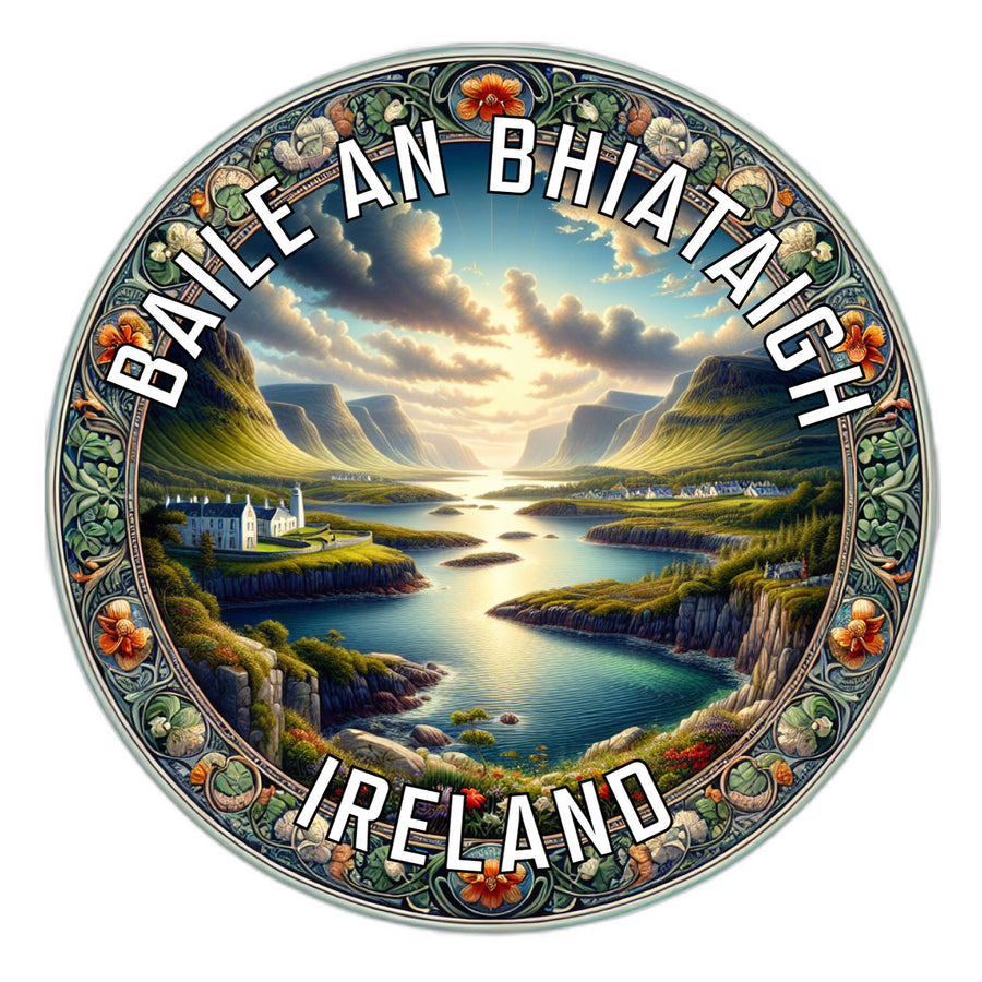 Baile an Bhiataigh Ireland Souvenir Die Cut Flat Magnet Image 1