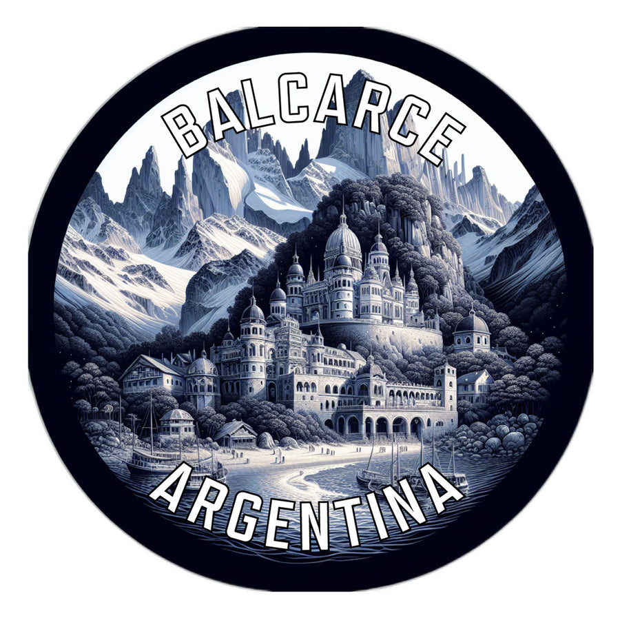 Balcarce Argentina Souvenir Die Cut Flat Magnet Image 1