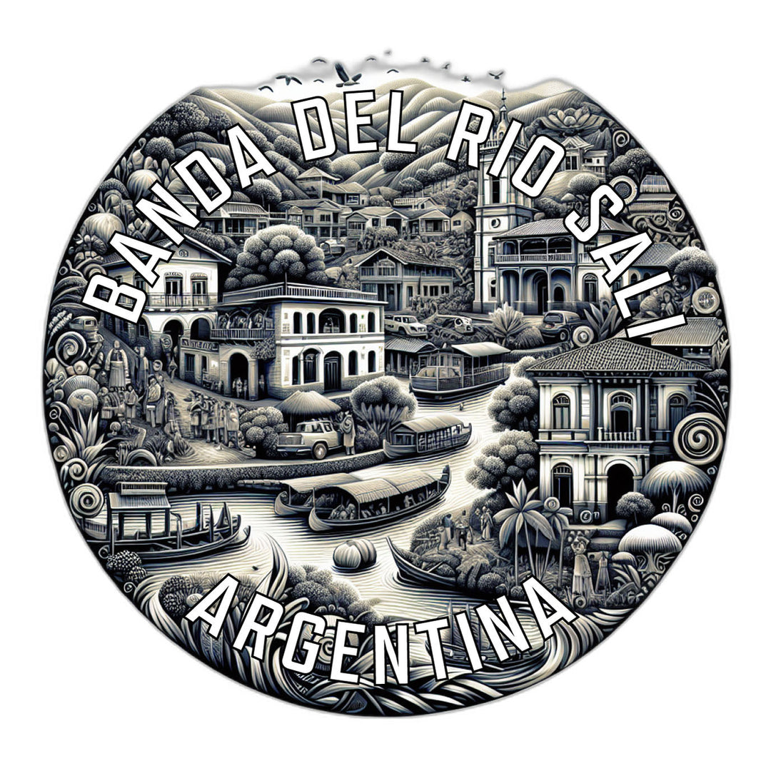 Banda del Rio Sali Argentina Souvenir Die Cut Flat Magnet Image 1