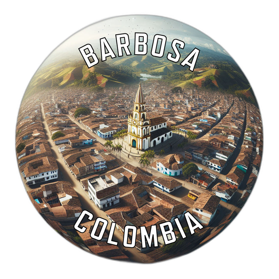 Barbosa Colombia Souvenir Die Cut Flat Magnet Image 1