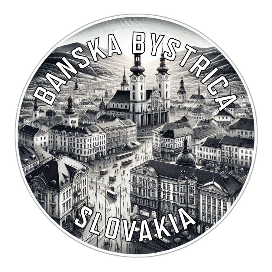 Banska Bystrica Slovakia Souvenir Die Cut Flat Magnet Image 1