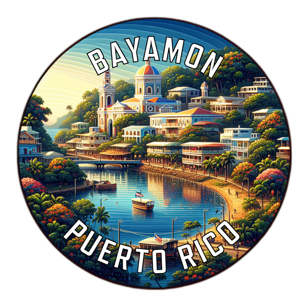 Bayamon Puerto Rico Souvenir Die Cut Flat Magnet Image 1