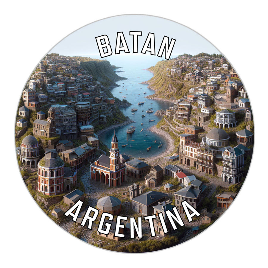 Batan Argentina Souvenir Die Cut Flat Magnet Image 1