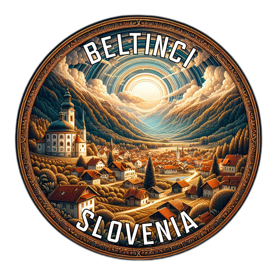 Beltinci Slovenia Souvenir Die Cut Flat Magnet Image 1