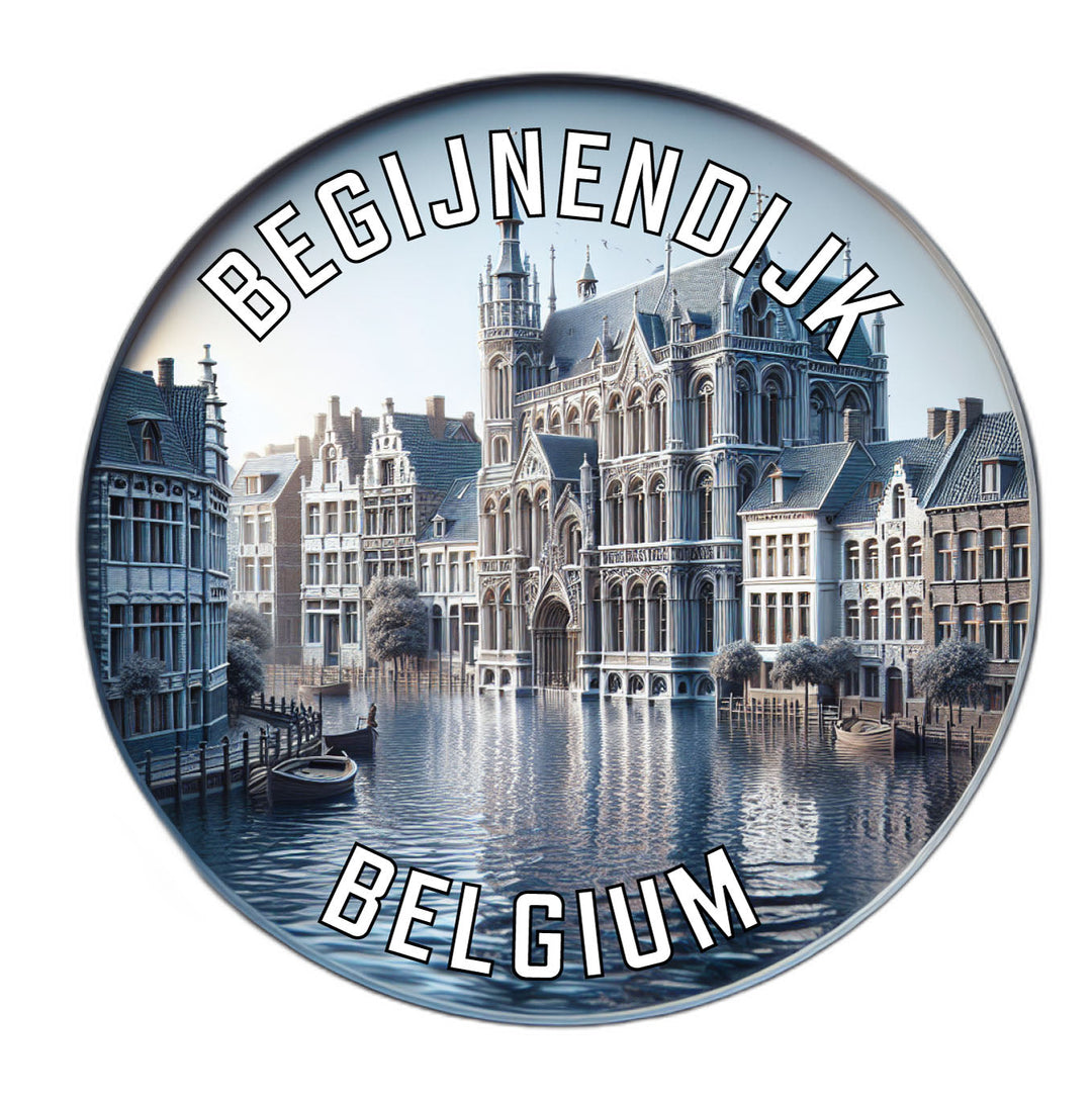 Begijnendijk Belgium Souvenir Die Cut Flat Magnet Image 1