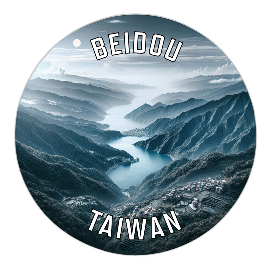 Beidou Taiwan Souvenir Die Cut Flat Magnet Image 1