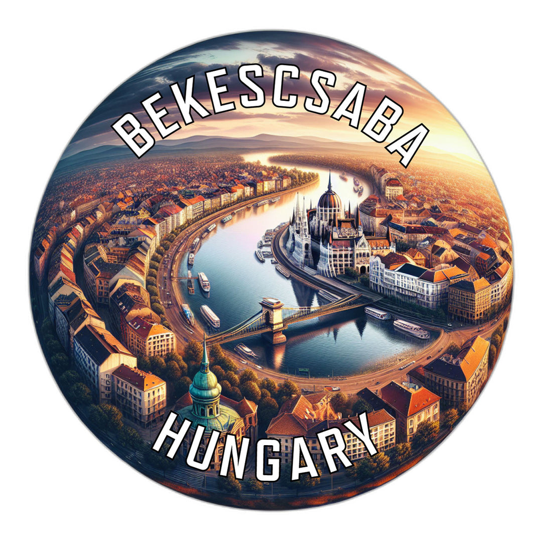 Bekescsaba Hungary Souvenir Die Cut Flat Magnet Image 1