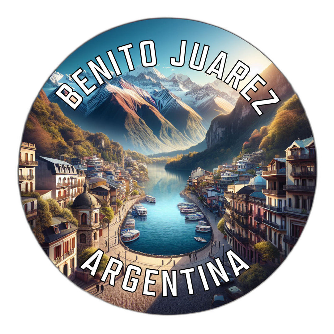 Benito Juarez Argentina Souvenir Die Cut Flat Magnet Image 1