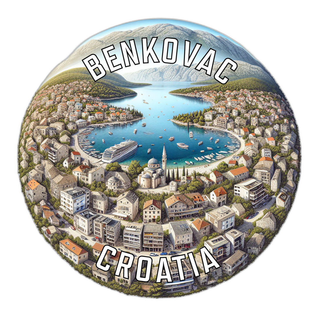 Benkovac Croatia Souvenir Die Cut Flat Magnet Image 1