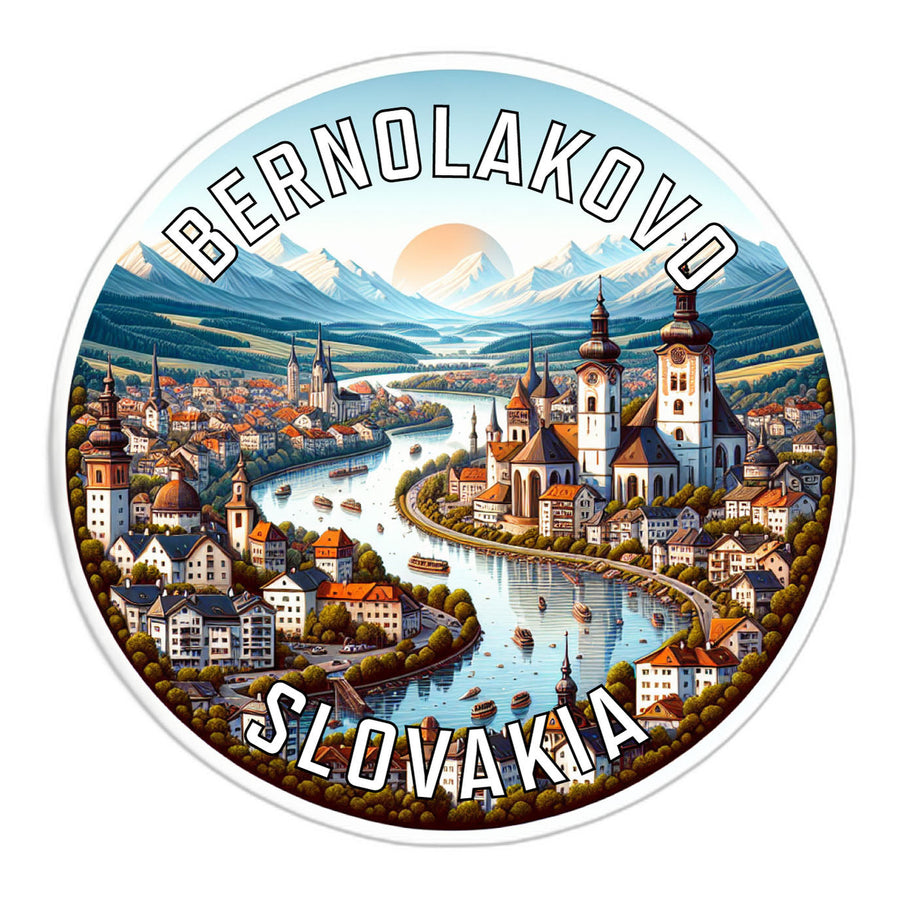 Bernolakovo Slovakia Souvenir Die Cut Flat Magnet Image 1