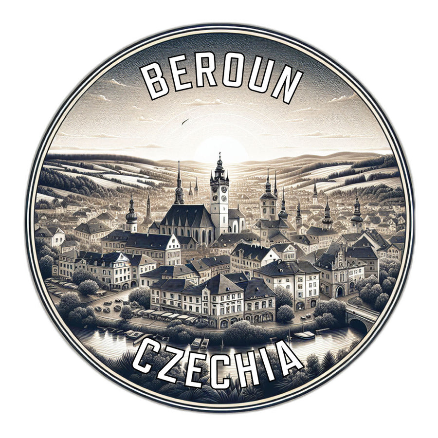 Beroun Czechia Souvenir Die Cut Flat Magnet Image 1