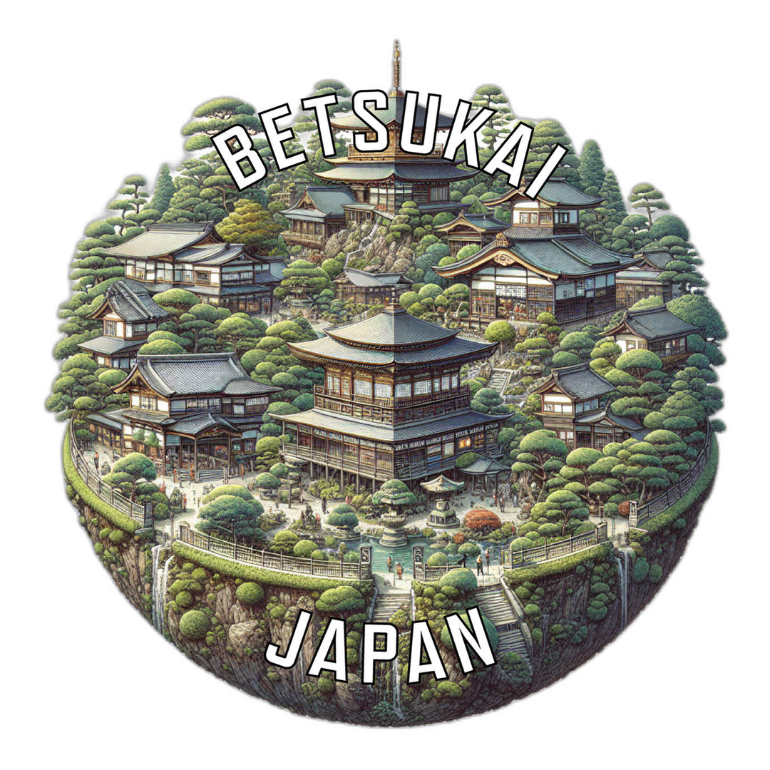 Betsukai Japan Souvenir Die Cut Flat Magnet Image 1