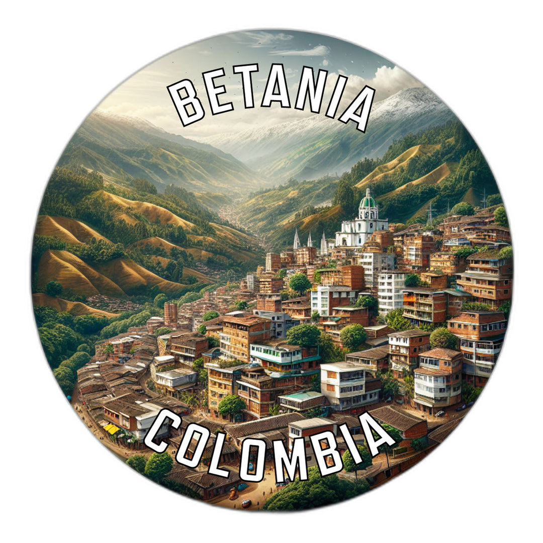 Betania Colombia Souvenir Die Cut Flat Magnet Image 1