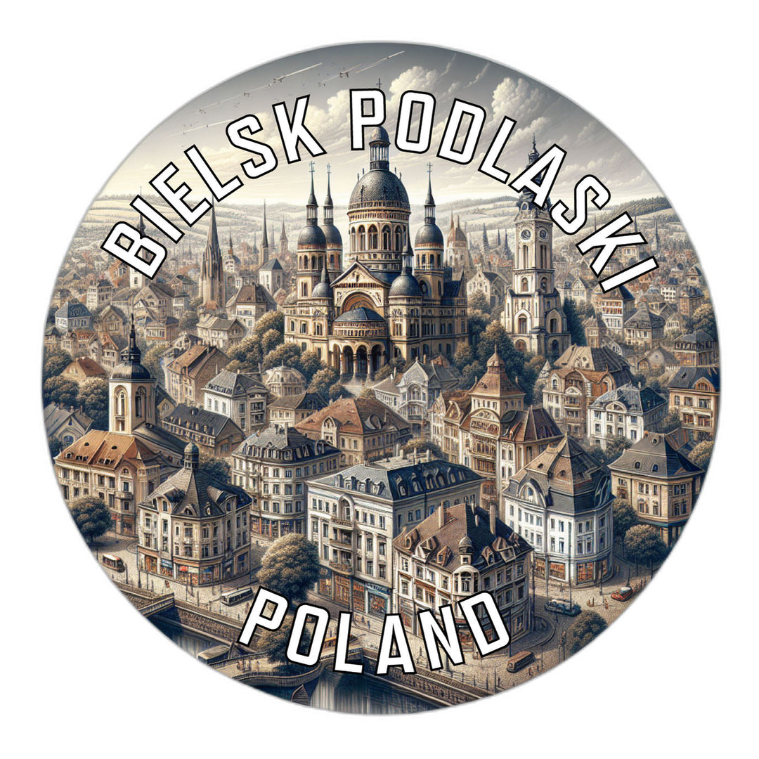 Bielsk Podlaski Poland Souvenir Die Cut Flat Magnet Image 1