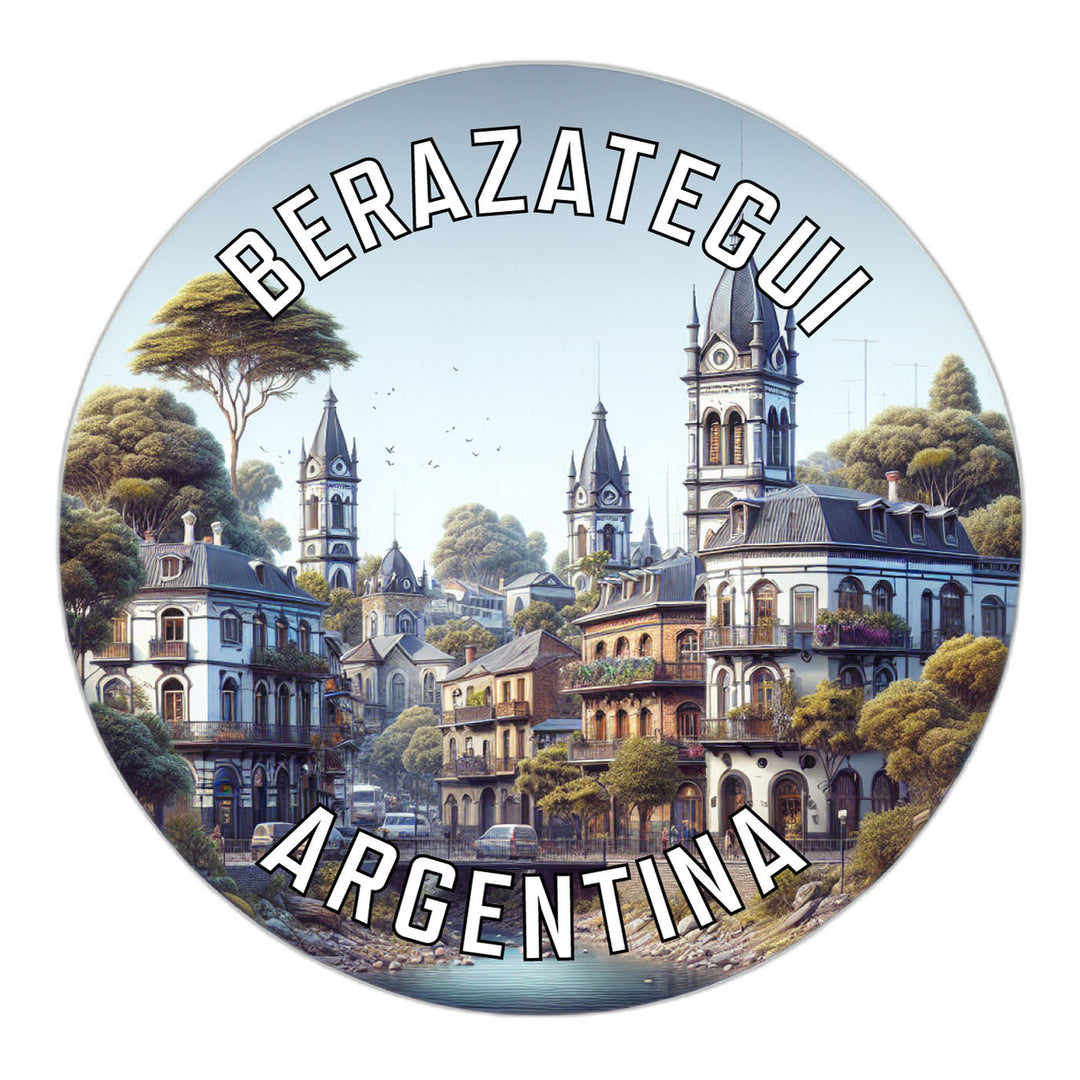 Berazategui Argentina Souvenir Die Cut Flat Magnet Image 1