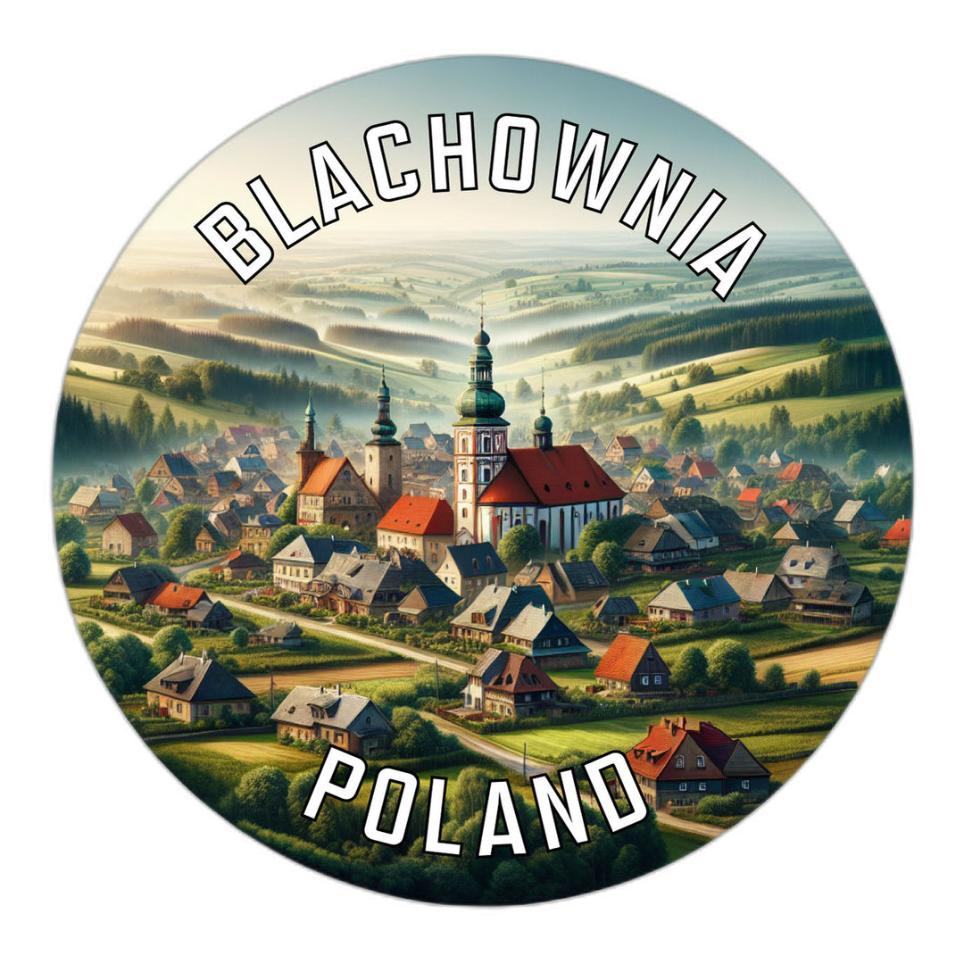 Blachownia Poland Souvenir Die Cut Flat Magnet Image 1