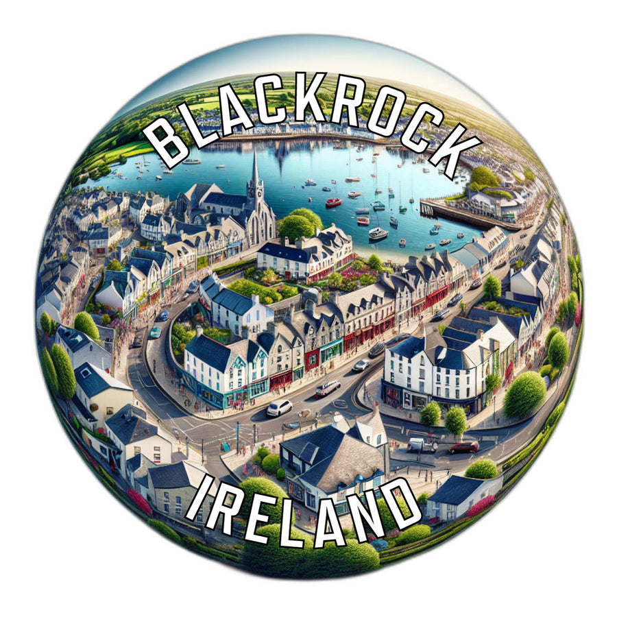 Blackrock Ireland Souvenir Die Cut Flat Magnet Image 1