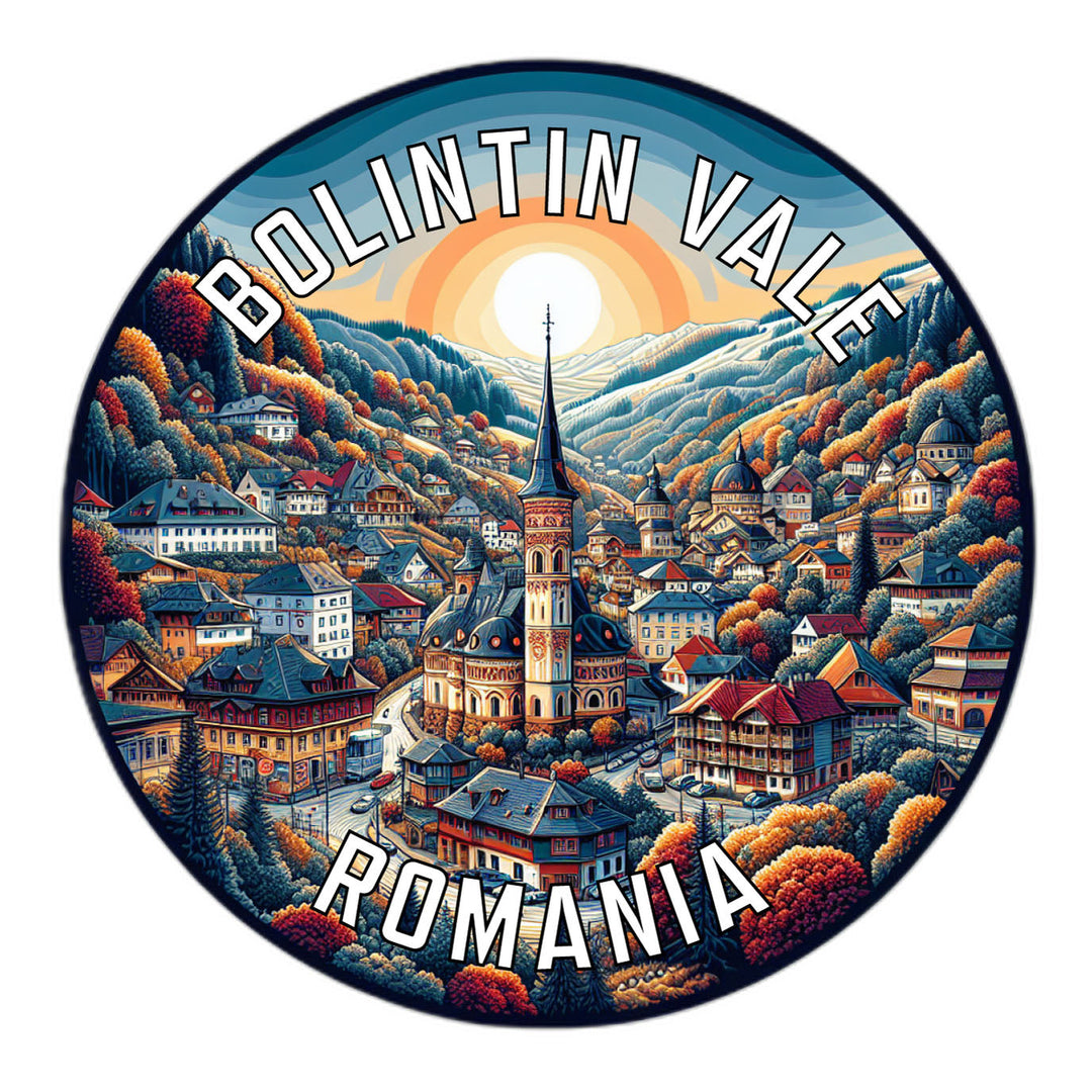 Bolintin Vale Romania Souvenir Die Cut Flat Magnet Image 1