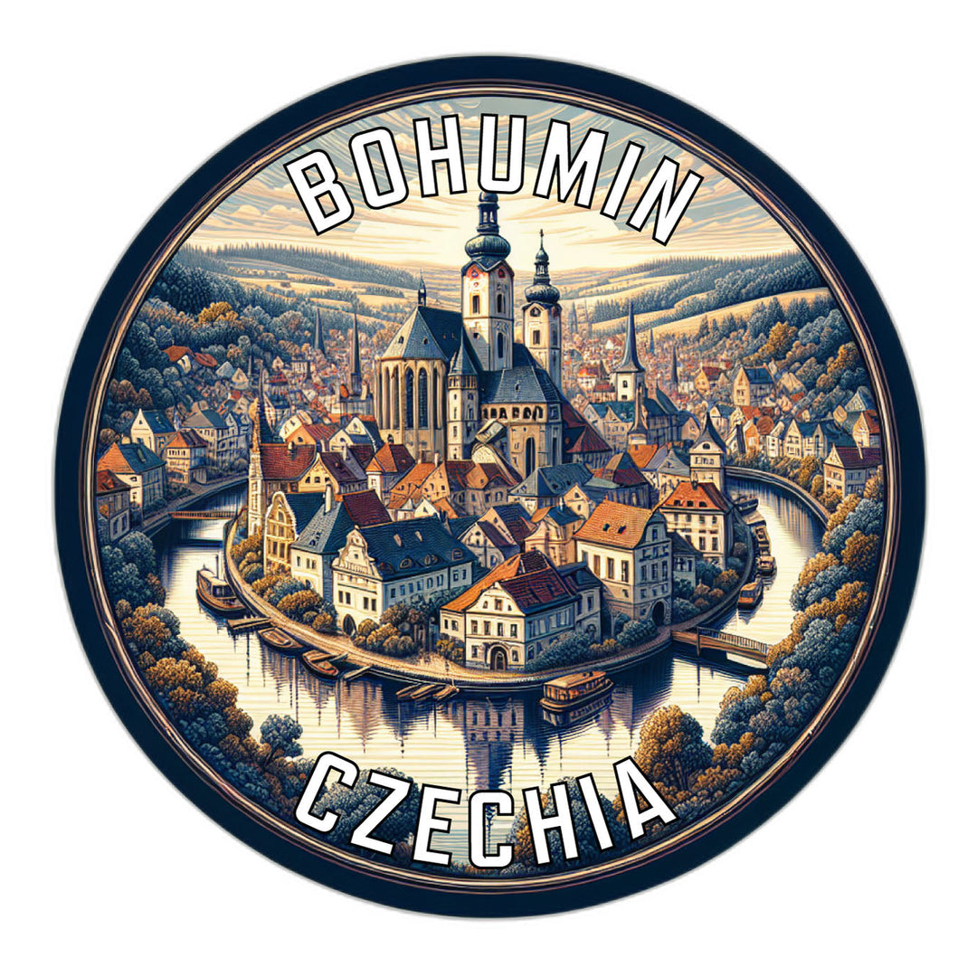 Bohumin Czechia Souvenir Die Cut Flat Magnet Image 1