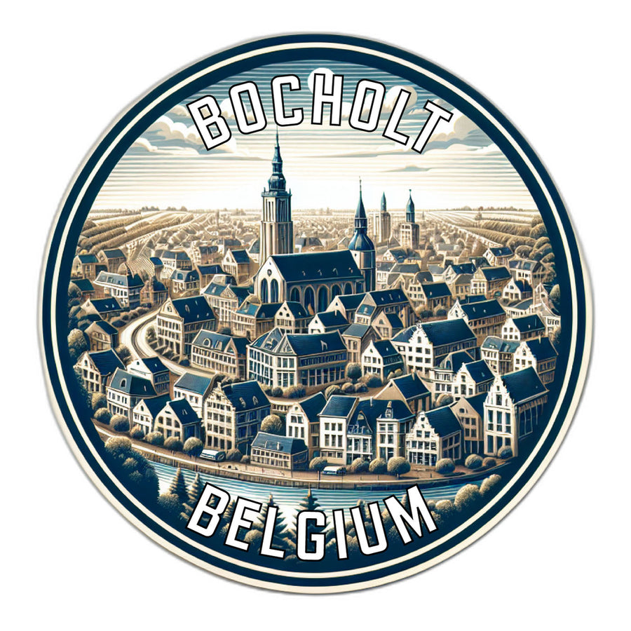 Bocholt Belgium Souvenir Die Cut Flat Magnet Image 1