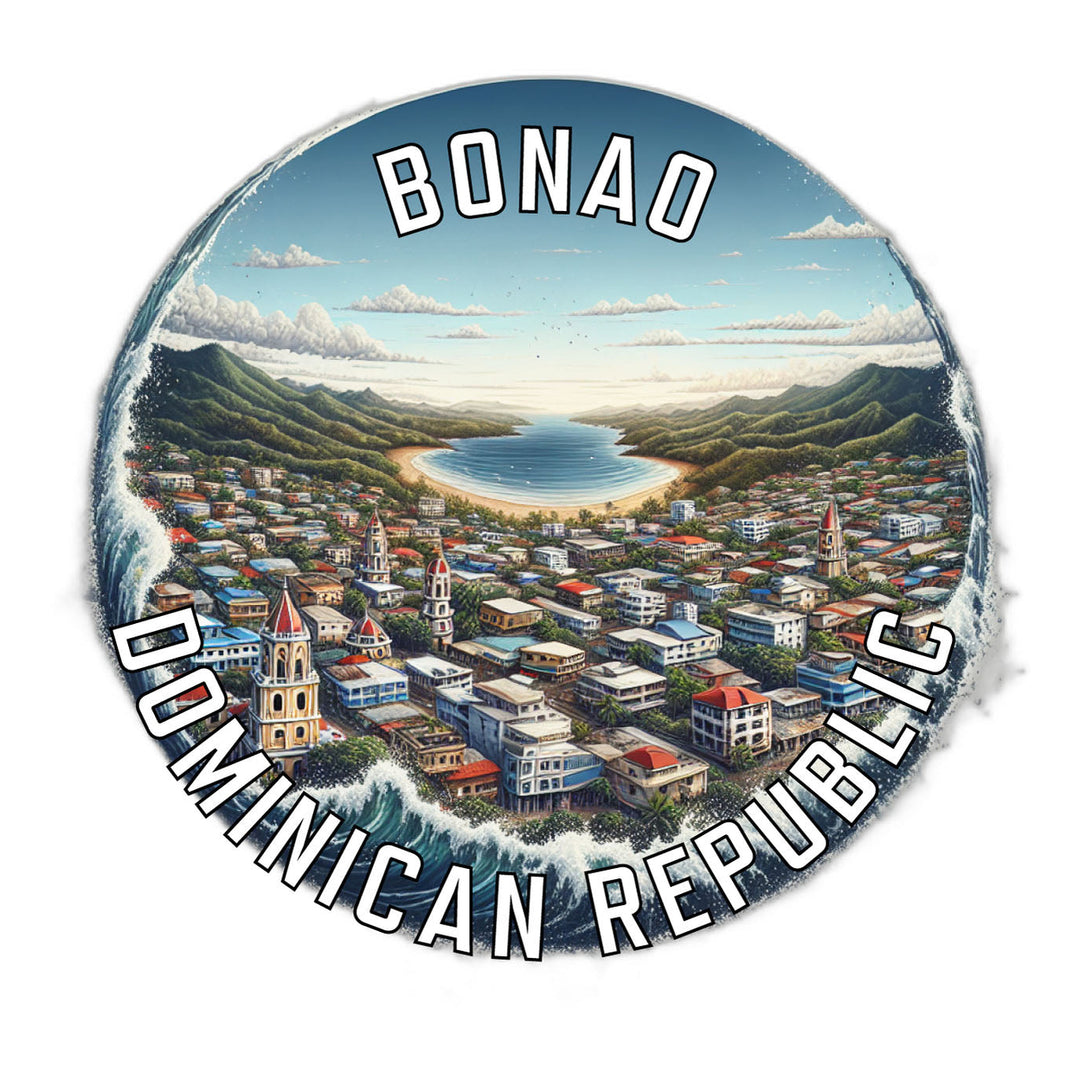 Bonao Dominican Republic Souvenir Die Cut Flat Magnet Image 1