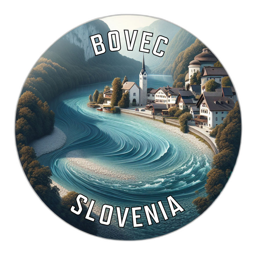 Bovec Slovenia Souvenir Die Cut Flat Magnet Image 1