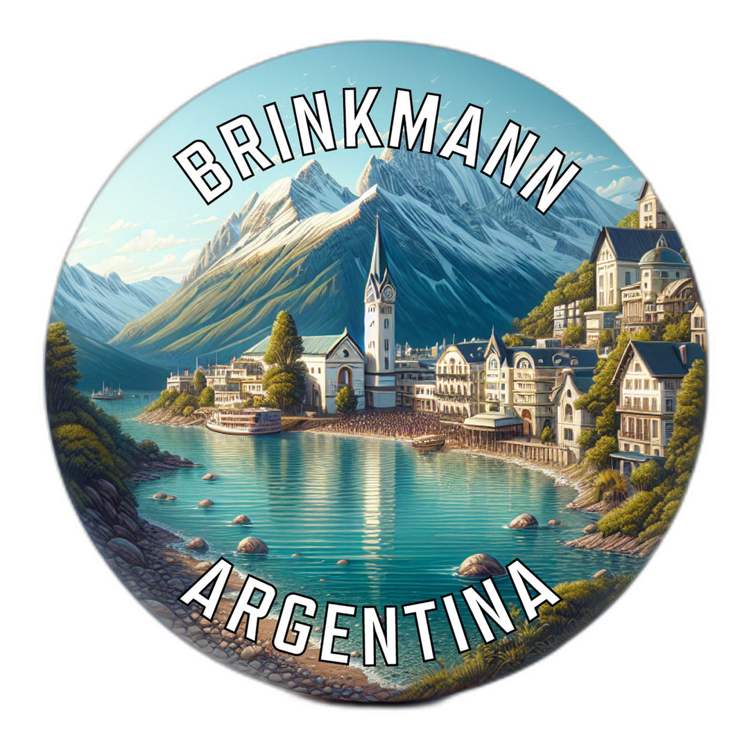 Brinkmann Argentina Souvenir Die Cut Flat Magnet Image 1