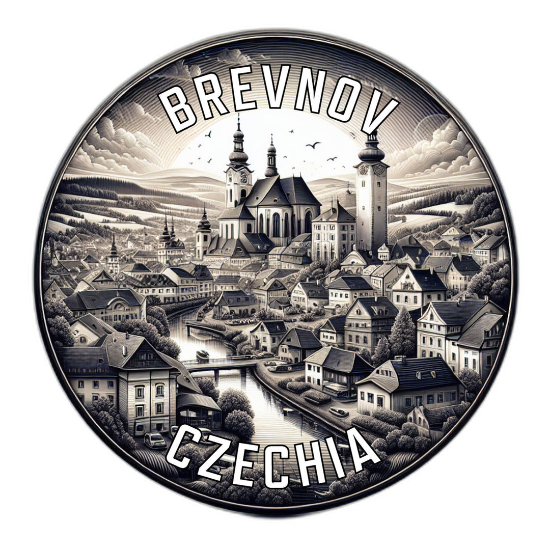 Brevnov Czechia Souvenir Die Cut Flat Magnet Image 1