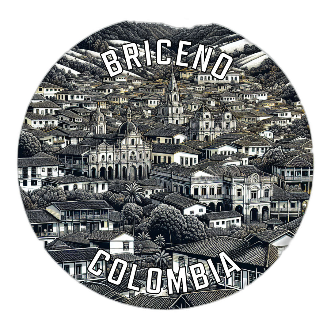 Briceno Colombia Souvenir Die Cut Flat Magnet Image 1