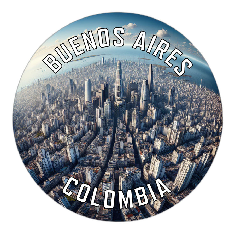 Buenos Aires Colombia Souvenir Die Cut Flat Magnet Image 1