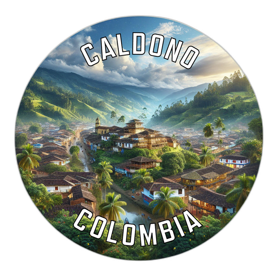 Caldono Colombia Souvenir Die Cut Flat Magnet Image 1