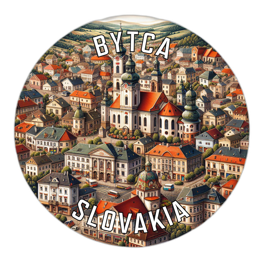 Bytca Slovakia Souvenir Die Cut Flat Magnet Image 1