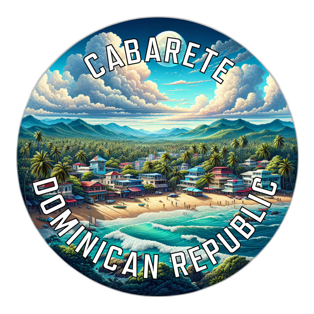 Cabarete Dominican Republic Souvenir Die Cut Flat Magnet Image 1