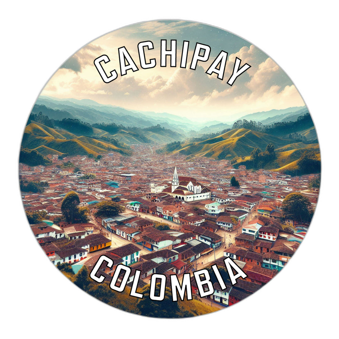 Cachipay Colombia Souvenir Die Cut Flat Magnet Image 1